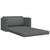 Canapé-Lit Gris foncé 124 x 71 x 78 cm tissu