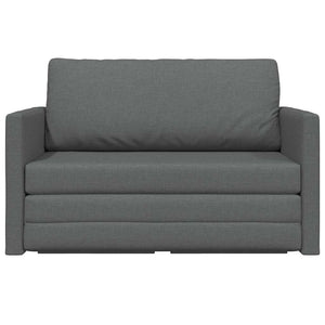 Canapé-Lit Gris foncé 124 x 71 x 78 cm tissu
