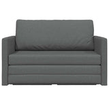 Canapé-Lit Gris foncé 124 x 71 x 78 cm tissu
