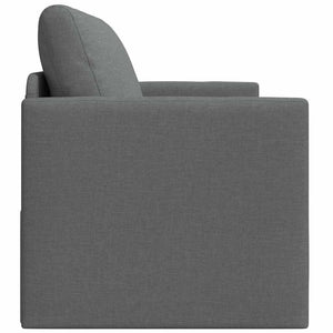 Canapé-Lit Gris foncé 124 x 71 x 78 cm tissu