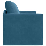 Canapé-Lit Bleu 124 x 204 x 61 cm Velours