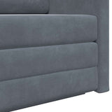 Canapé-Lit Gris foncé 124 x 204 x 61 cm Velours