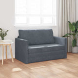 Canapé-Lit Gris foncé 124 x 204 x 61 cm Velours