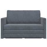 Canapé-Lit Gris foncé 124 x 204 x 61 cm Velours
