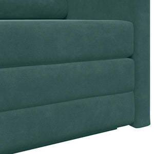 Canapé-Lit Vert foncé 124 x 204 x 61 cm Velours