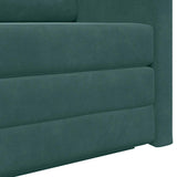 Canapé-Lit Vert foncé 124 x 204 x 61 cm Velours