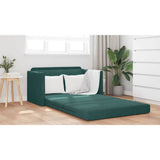 Canapé-Lit Vert foncé 124 x 204 x 61 cm Velours