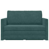 Canapé-Lit Vert foncé 124 x 204 x 61 cm Velours