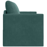 Canapé-Lit Vert foncé 124 x 204 x 61 cm Velours