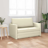 Canapé-Lit Crème 124 x 71 x 78 cm Cuir artificiel