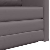 Canapé-Lit Gris 124 x 71 x 78 cm Cuir artificiel