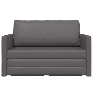 Canapé-Lit Gris 124 x 71 x 78 cm Cuir artificiel