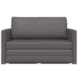 Canapé-Lit Gris 124 x 71 x 78 cm Cuir artificiel