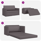 Canapé-Lit Gris 124 x 71 x 78 cm Cuir artificiel