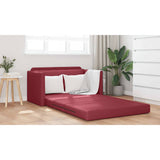 Canapé-Lit Rouge bordeaux 124 x 71 x 78 cm Cuir artificiel