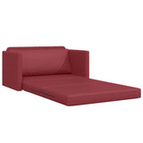 Canapé-Lit Rouge bordeaux 124 x 71 x 78 cm Cuir artificiel