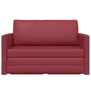 Canapé-Lit Rouge bordeaux 124 x 71 x 78 cm Cuir artificiel