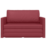 Canapé-Lit Rouge bordeaux 124 x 71 x 78 cm Cuir artificiel