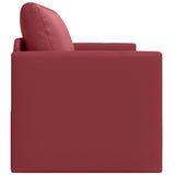 Canapé-Lit Rouge bordeaux 124 x 71 x 78 cm Cuir artificiel