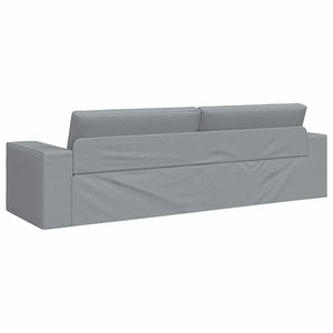 Canapé-lit au sol Gris clair 245 x 78 x 77 cm tissu