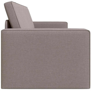 Canapé-lit au sol Taupe 245 x 78 x 77 cm tissu