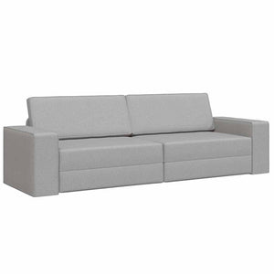 Canapé-lit au sol Gris nuage 245 x 78 x 77 cm tissu
