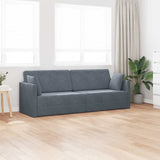 Canapé-lit au sol Gris foncé 213 x 76 x 77 cm Velours