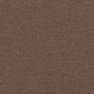 Canapé modulaire sans accoudoirs Marron 55 cm Tissu
