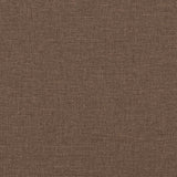 Canapé modulaire sans accoudoirs Marron 55 cm Tissu