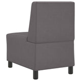 Unité de Sofa Modulaire Sans Accoudoirs Gris 55 x 74 x 82 cm