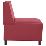 Unité de Sofa Modulaire Sans Accoudoirs Bordeaux
