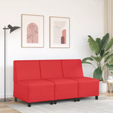Unité de Sofa Modulaire Sans Accoudoirs Rouge 55 x 74 x 82 cm