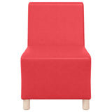 Unité de Sofa Modulaire Sans Accoudoirs Rouge 55 x 74 x 82 cm