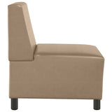 Unité de Sofa Modulaire Sans Accoudoirs Cappuccino