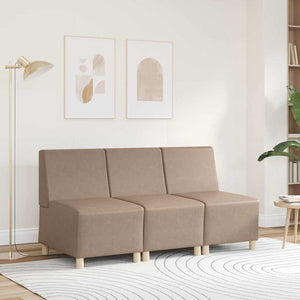 Unité de Sofa Modulaire Sans Accoudoirs Cappuccino