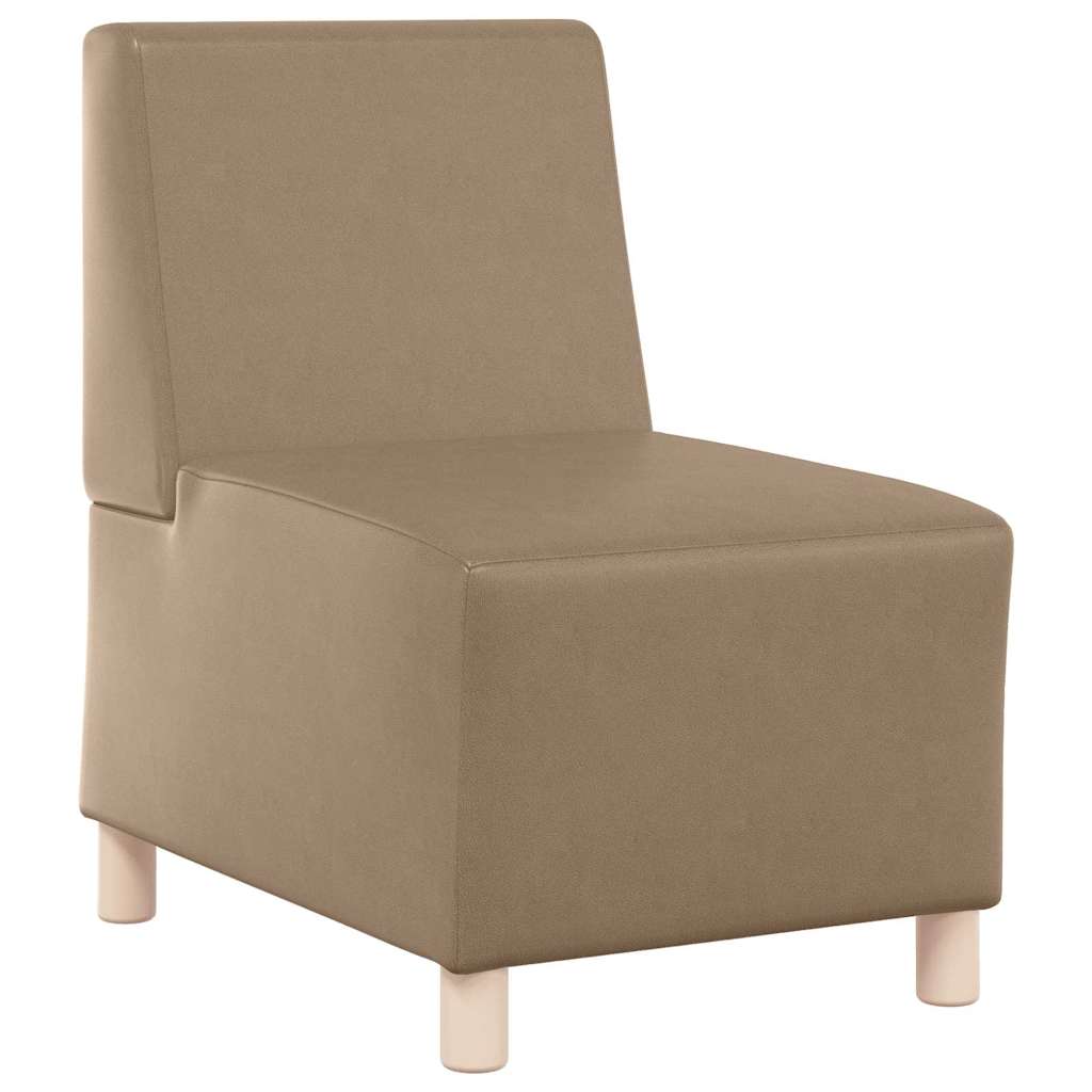 Unité de Sofa Modulaire Sans Accoudoirs Cappuccino