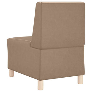 Unité de Sofa Modulaire Sans Accoudoirs Cappuccino