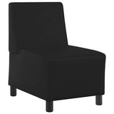 Unité de Sofa Modulaire Sans Accoudoirs Noir 55 x 74 x 82 cm
