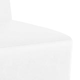 Unité de Sofa Modulaire Sans Accoudoirs Blanc 55 x 74 x 82 cm