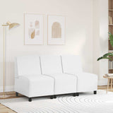 Unité de Sofa Modulaire Sans Accoudoirs Blanc 55 x 74 x 82 cm