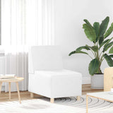 Unité de Sofa Modulaire Sans Accoudoirs Blanc 55 x 74 x 82 cm