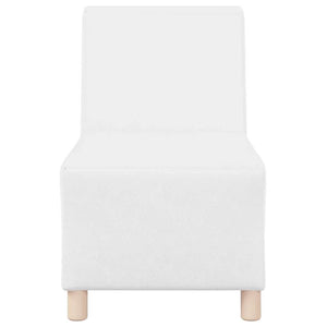 Unité de Sofa Modulaire Sans Accoudoirs Blanc 55 x 74 x 82 cm