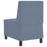 Unité de Sofa Modulaire Sans Accoudoirs Bleu 55 x 74 x 82 cm