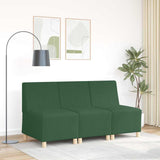 Unité de Sofa Modulaire Sans Accoudoirs Vert Jungle