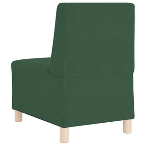 Unité de Sofa Modulaire Sans Accoudoirs Vert Jungle