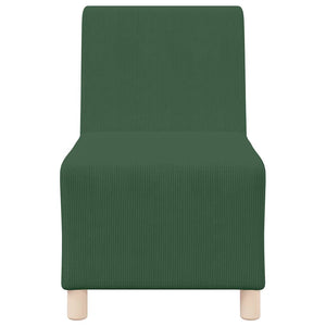 Unité de Sofa Modulaire Sans Accoudoirs Vert Jungle