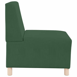 Unité de Sofa Modulaire Sans Accoudoirs Vert Jungle