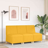 Unité de Sofa Modulaire Sans Accoudoirs Jaune clair