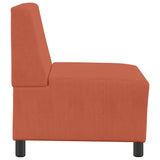 Unité de Sofa Modulaire Sans Accoudoirs Orange 55 x 74 x 82 cm