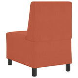Unité de Sofa Modulaire Sans Accoudoirs Orange 55 x 74 x 82 cm